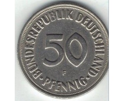 Германия (ФРГ) 50 пфеннигов 1950 F