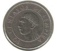 Гондурас 50 сентаво 1978-1990