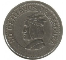 Гондурас 50 сентаво 1967