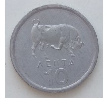 Греция 10 лепт 1976-1978