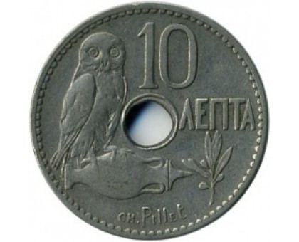 Греция 10 лепт 1912