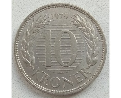 Дания 10 крон 1979-1988
