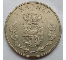 Дания 5 крон 1960-1972