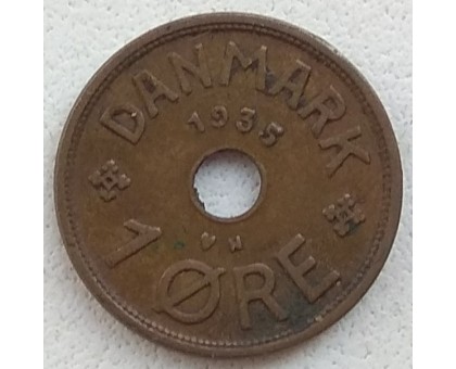 Дания 1 эре 1935