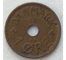 Дания 1 эре 1934