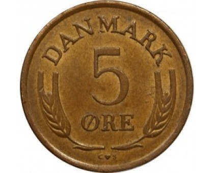 Дания 5 эре 1960-1972