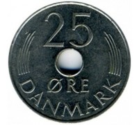 Дания 25 эре 1973-1988