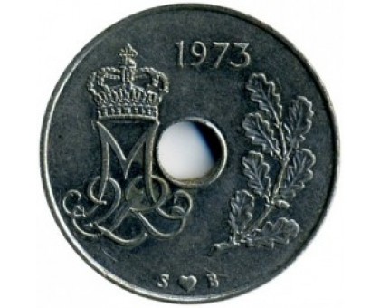 Дания 25 эре 1973-1988