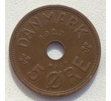 Дания 5 эре 1927