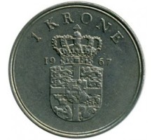 Дания 1 крона 1960-1972