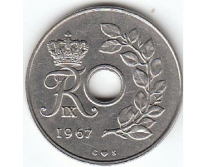 Дания 25 эре 1966-1972