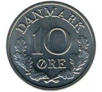 Дания 10 эре 1960-1972