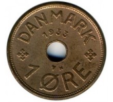 Дания 1 эре 1933