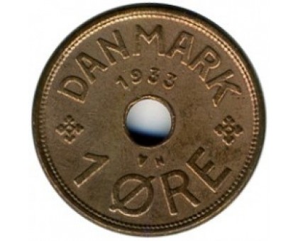 Дания 1 эре 1933