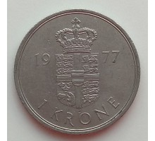 Дания 1 крона 1973-1989