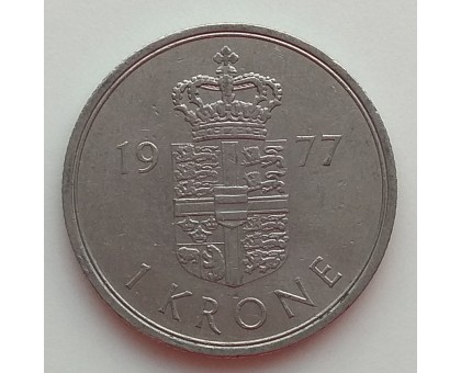 Дания 1 крона 1973-1989