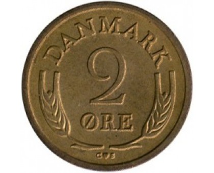 Дания 2 эре 1960-1966
