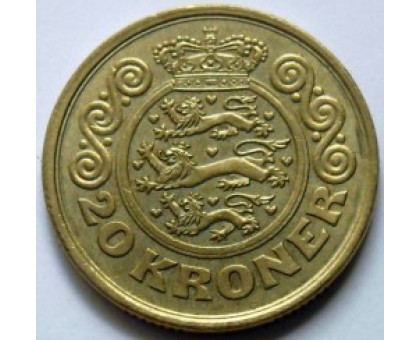 Дания 20 крон 1990-1993