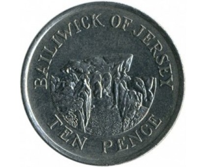 Джерси 10 пенсов 1992-1998