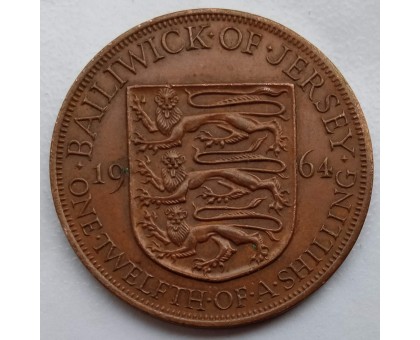 Джерси 1/12 шиллинга 1957-1964