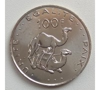Джибути 100 франков 1977-2017