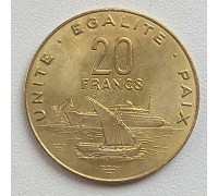 Джибути 20 франков 1977-2017