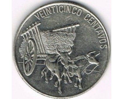Доминиканcкая республика 25 сентаво 1989-1991