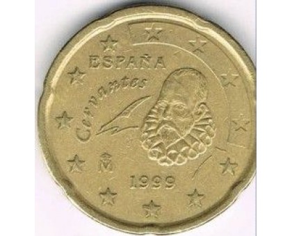 Испания 20 евроцентов 1999