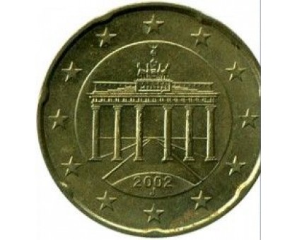 Германия 20 евроцентов 2002