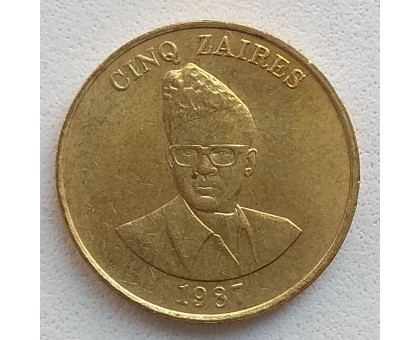 Заир 5 заиров 1987