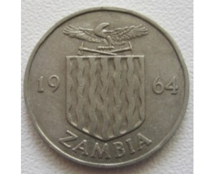 Замбия 6 пенсов 1964