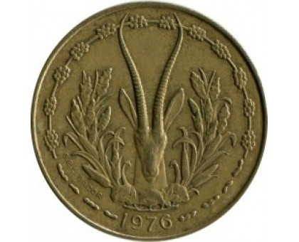 Западная Африка 10 франков 1964-1981