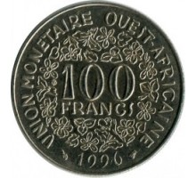 Западная Африка 100 франков 1967-2010