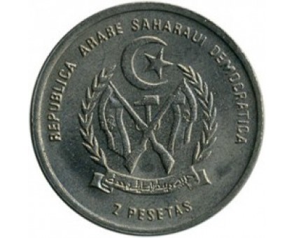 Западная Сахара 2 песеты 1992