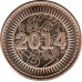 Зимбабве 10 центов 2014