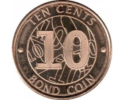 Зимбабве 10 центов 2014