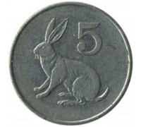 Зимбабве 5 центов 1980-1999