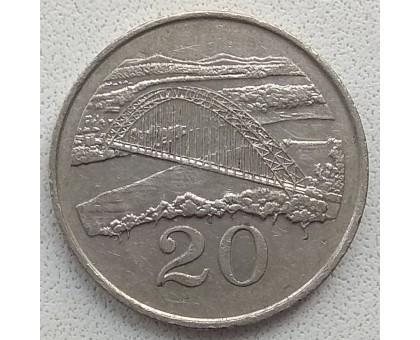 Зимбабве 20 центов 1980-1997