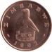 Зимбабве 1 цент 1989-1999