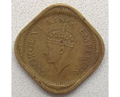 Индия (британская) 1/2 анна 1942