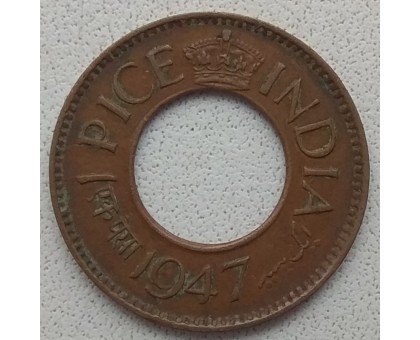 Индия (британская) 1 пайс 1947