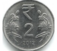 Индия 2 рупии 2011-2019
