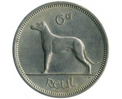 Ирландия 6 пенсов 1942-1969