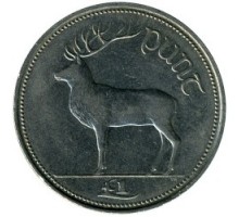 Ирландия 1 фунт 1990-2000
