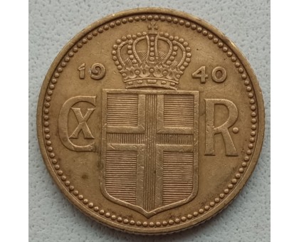 Исландия 1 крона 1940