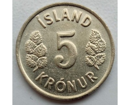 Исландия 5 крон 1969-1980