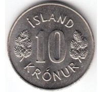 Исландия 10 крон 1967-1980