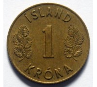 Исландия 1 крона 1957-1975