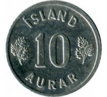 Исландия 10 эйре 1970-1974