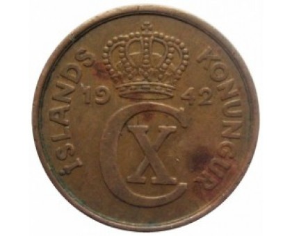Исландия 5 эйре 1942